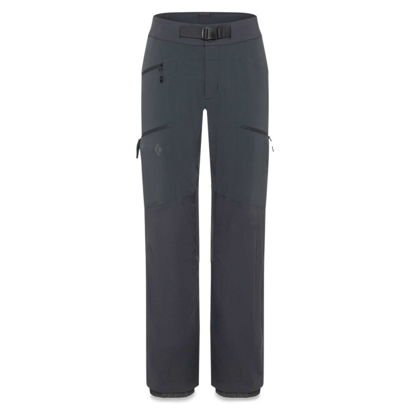 Black Women\'s Black Diamond Dawn Patrol Hybrid Pants | EX034594