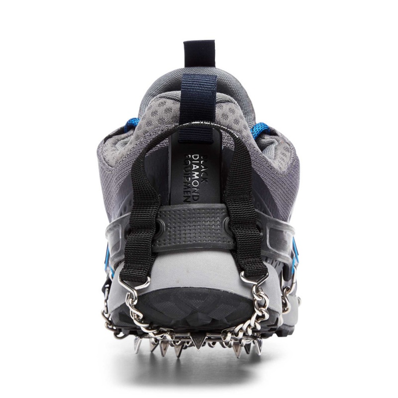 Black Women's Black Diamond Distance Spike Traction Device Approach Shoes | DP349486