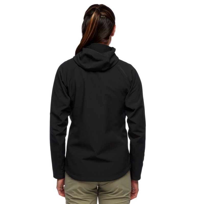 Black Women's Black Diamond Element Hoody Jackets | HH163927