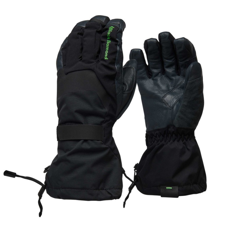 Black Women's Black Diamond Enforcer Gloves | GI153634