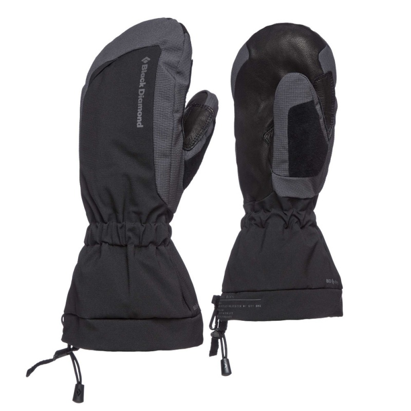 Black Women\'s Black Diamond Glissade Mittens | BK240343