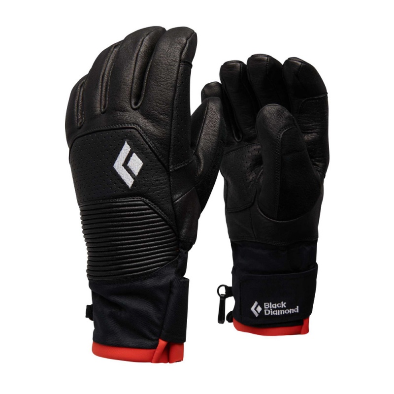 Black Women\'s Black Diamond Impulse Gloves | XL448362