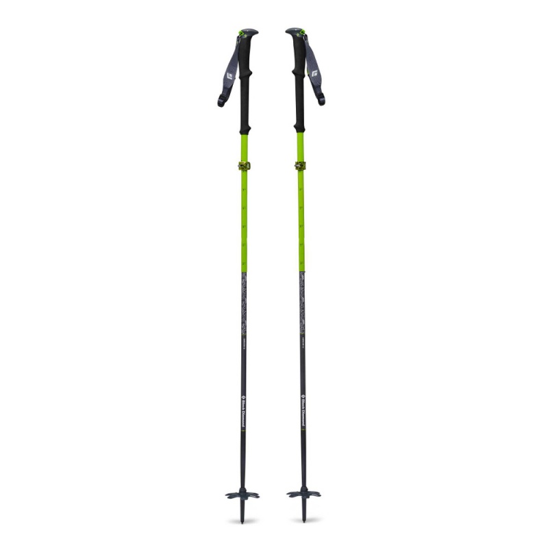 Black Women's Black Diamond John J Compactor Split Ski Poles | MD219427