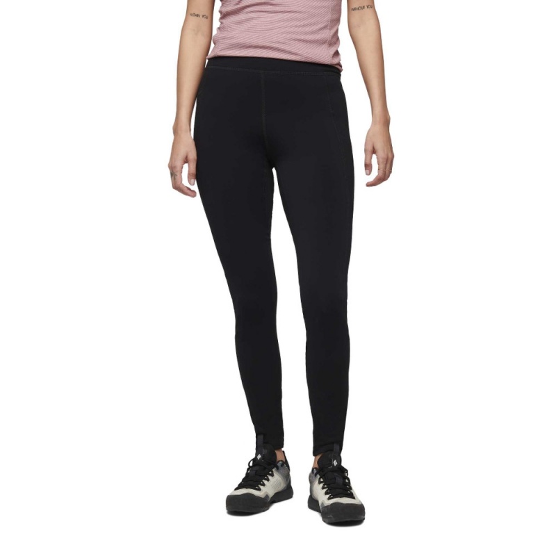 Black Women's Black Diamond Session Tight | MU896390