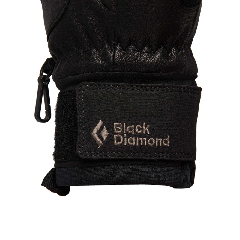 Black Women's Black Diamond Spark Mittens | ER540669