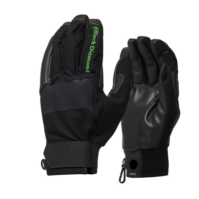 Black Women's Black Diamond Torque Gloves | HI335295