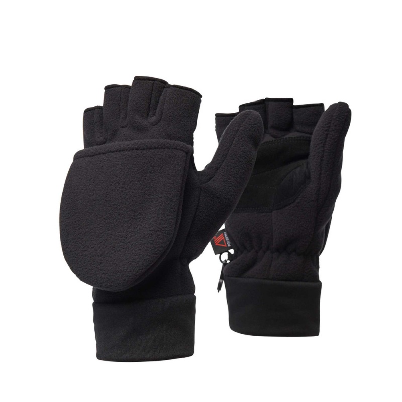 Black Women's Black Diamond WindWeight Fleece Mittens | BI571134