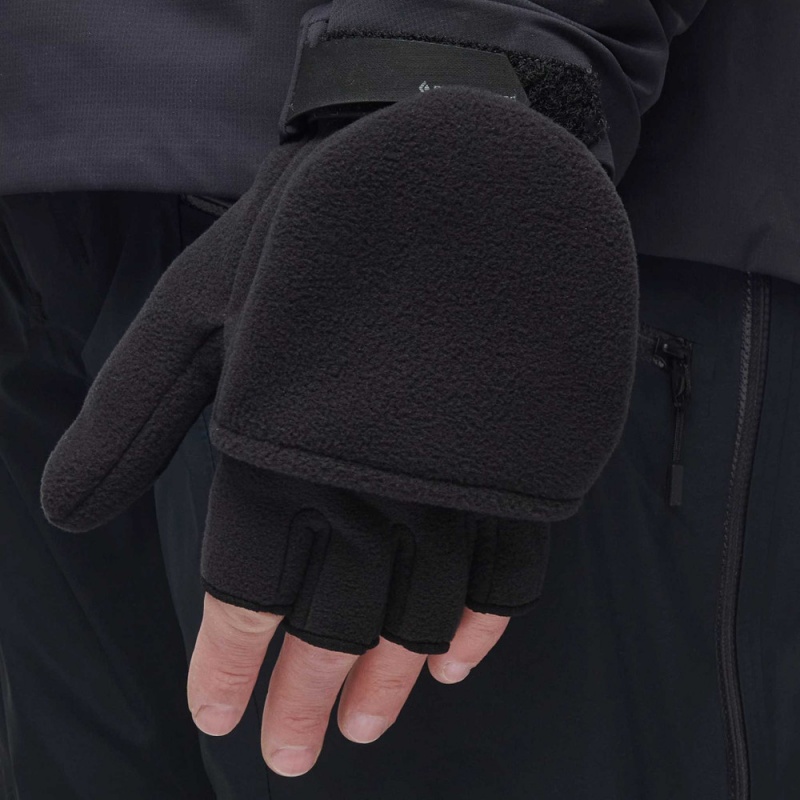 Black Women's Black Diamond WindWeight Fleece Mittens | BI571134