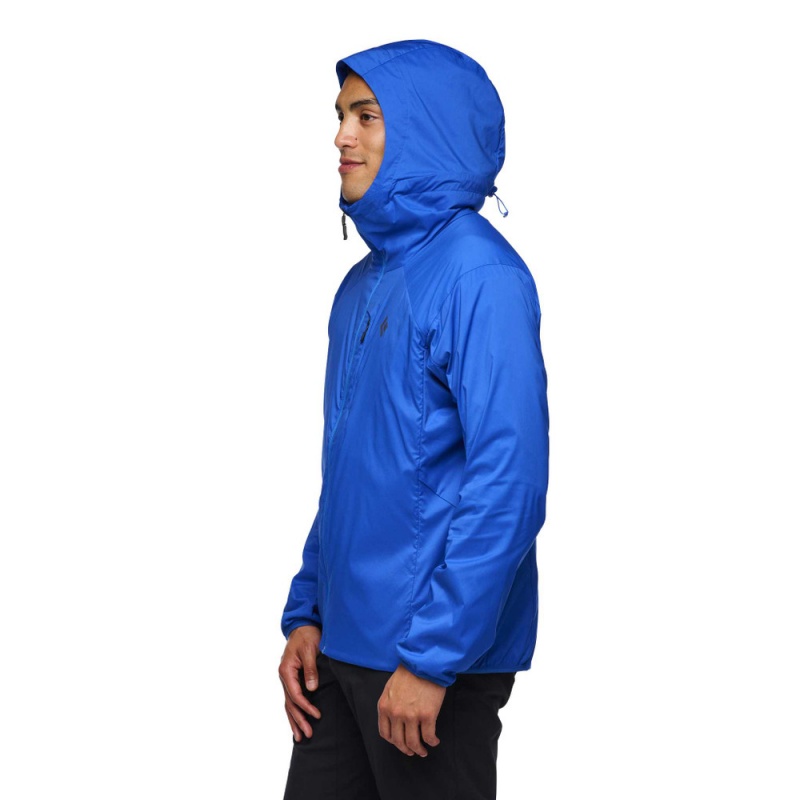 Blue Men's Black Diamond Alpine Start Insulated Hoody Jackets | DU368015