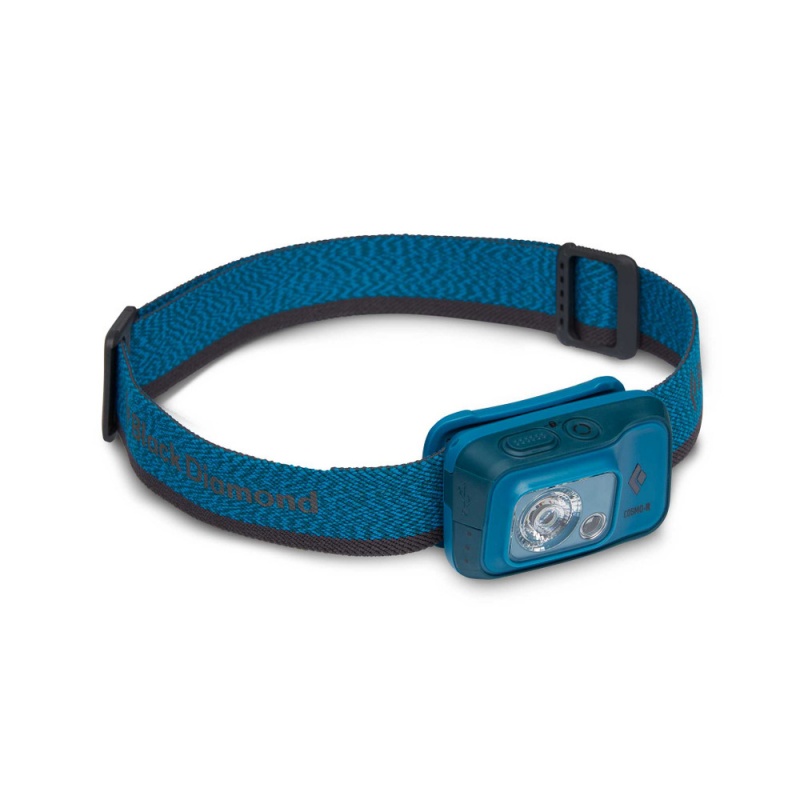 Blue Men\'s Black Diamond Cosmo 350-R Rechargeable Headlamps | FX369727