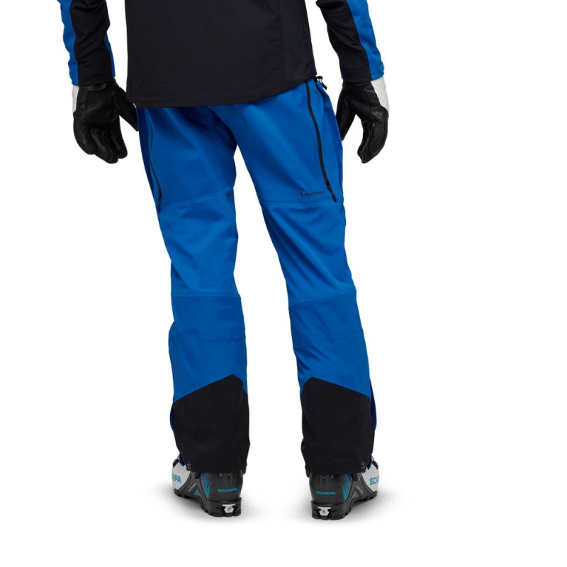 Blue Men's Black Diamond Dawn Patrol Hybrid Pants | UP075768