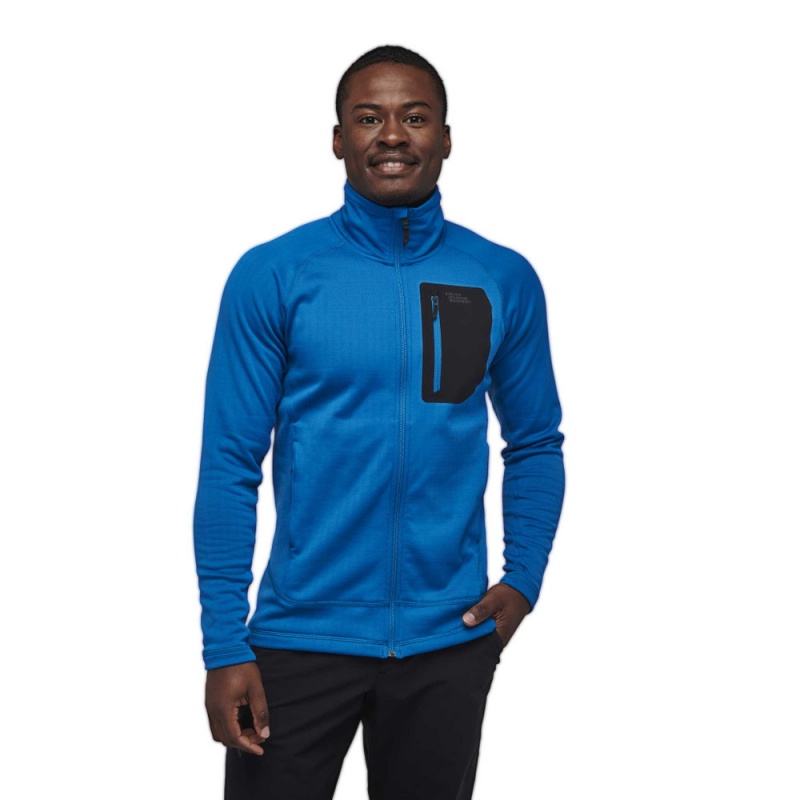 Blue Men's Black Diamond Factor Jackets | FO881351