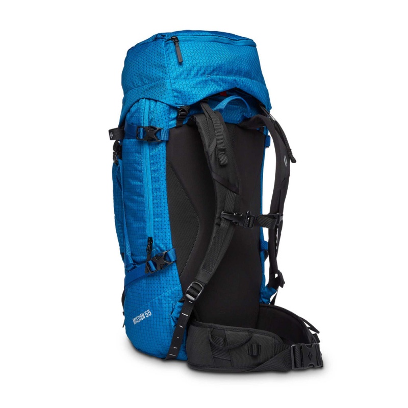 Blue Men's Black Diamond Mission 55 Backpacks | KM923027