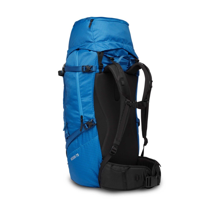 Blue Men's Black Diamond Mission 75 Backpacks | ZT159390