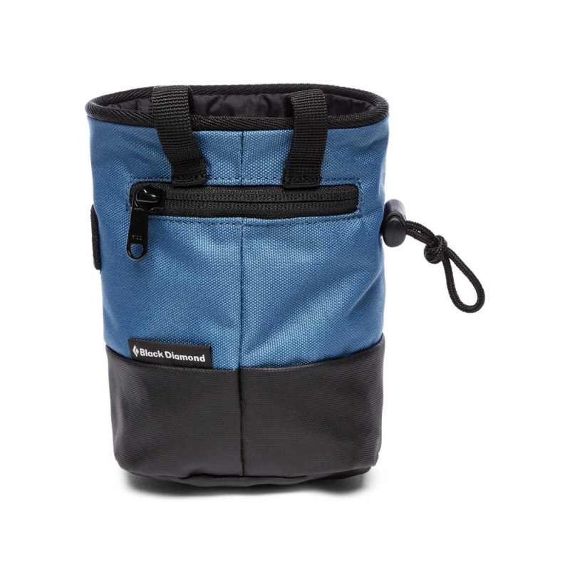 Blue Men's Black Diamond Mojo Zip Chalk Bucket Bags | DZ284685