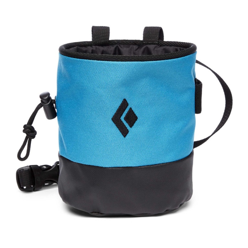 Blue Men\'s Black Diamond Mojo Zip Chalk Bucket Bags | HI088841