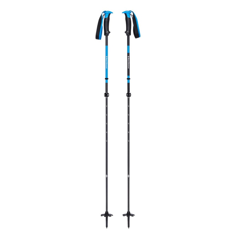 Blue Men\'s Black Diamond Razor Carbon Pro Ski Poles | UH572194