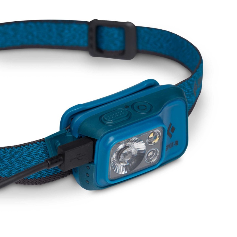 Blue Men's Black Diamond Spot 400-R Rechargeable Headlamps | DV008234