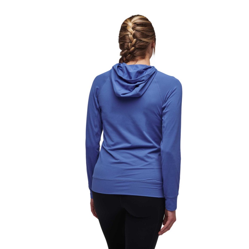 Blue Women's Black Diamond Alpenglow Hoodie | SN427246