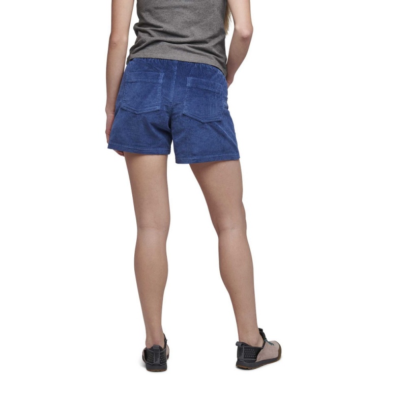 Blue Women's Black Diamond Dirt Bag Shorts | XF334239