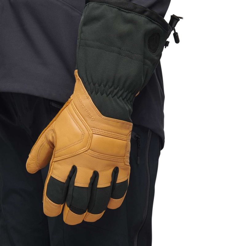 Brown Men's Black Diamond Guide Gloves | OR979145