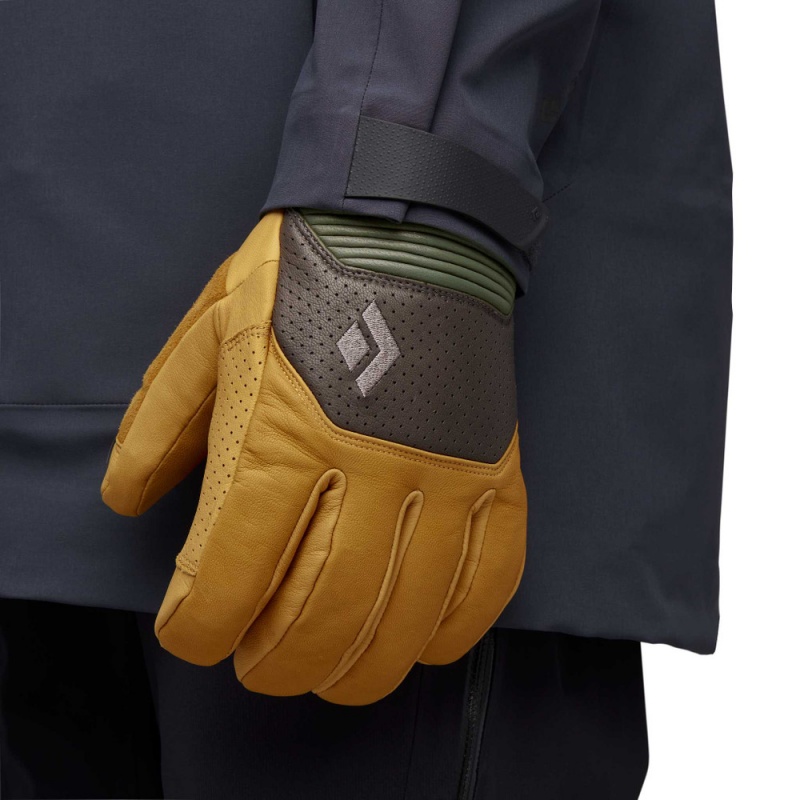 Brown Men's Black Diamond Impulse Gloves | UM883279