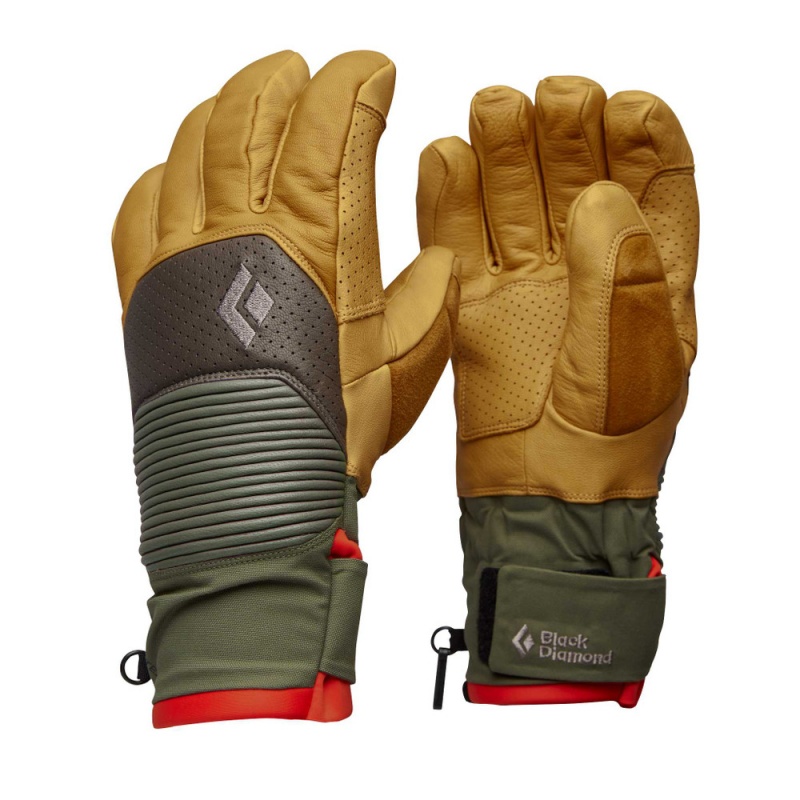 Brown Men\'s Black Diamond Impulse Gloves | UM883279