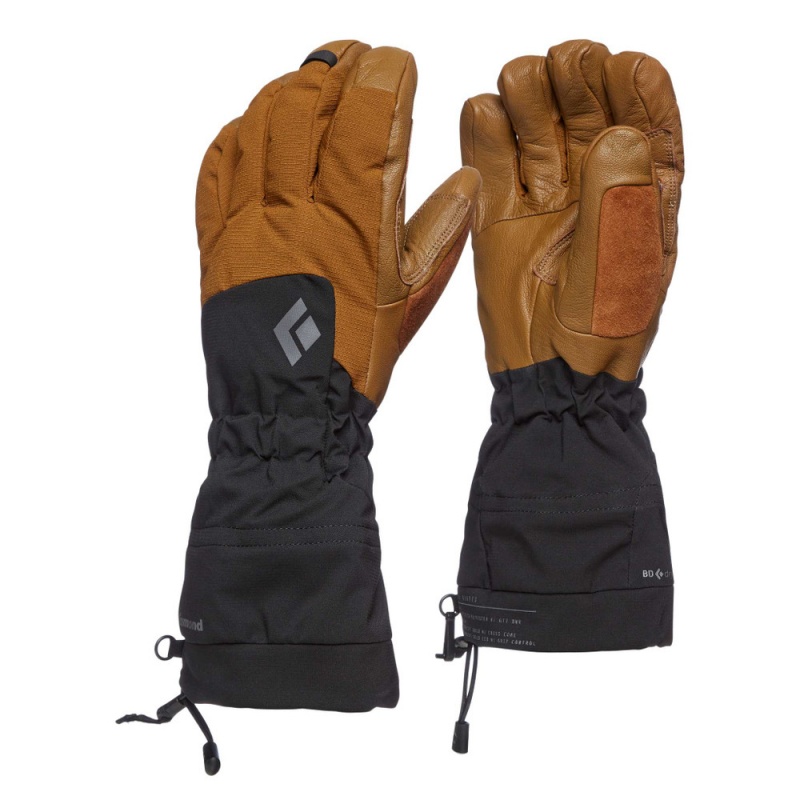 Brown Men's Black Diamond Soloist Gloves | PU863796