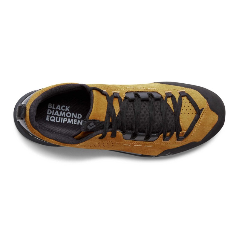 Brown Men's Black Diamond Technician Leather Approach Shoes | UI540780