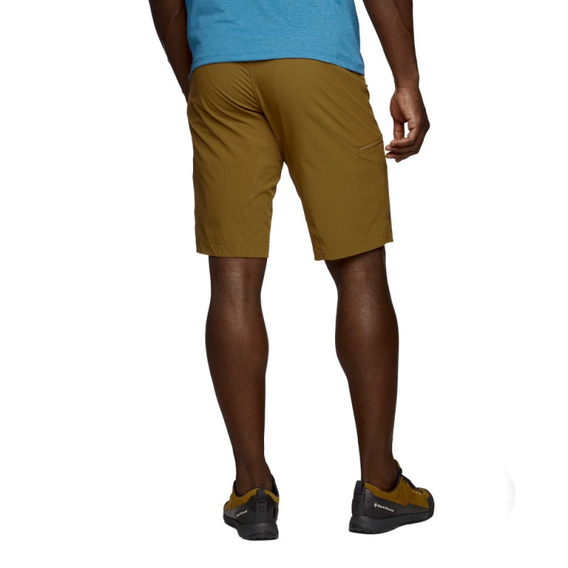 Brown Men's Black Diamond Valley Shorts | QT597640