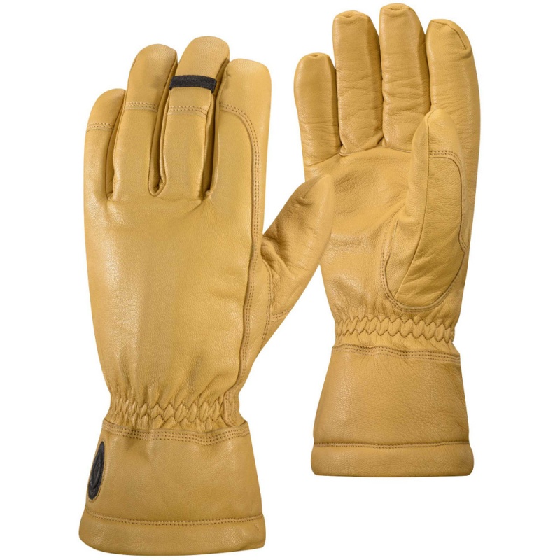 Brown Men\'s Black Diamond Work Gloves | KL392831