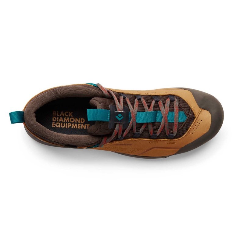 Brown Women's Black Diamond Mission Leather Low Waterproof Approach Shoes | SW878945