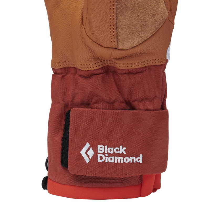 Brown Women's Black Diamond Progression Mittens | LQ442228