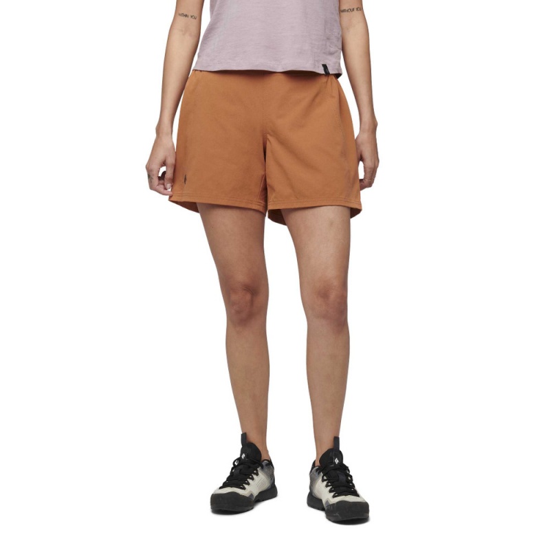 Brown Women's Black Diamond Sierra Shorts | EN681721