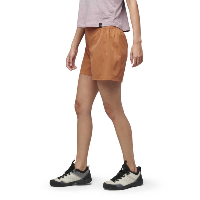 Brown Women's Black Diamond Sierra Shorts | EN681721