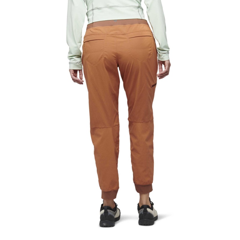 Brown Women's Black Diamond Technician Jogger Pants | XD275559