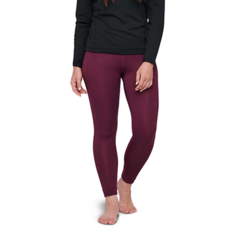 Burgundy Women's Black Diamond Coefficient LT Pants | CQ435868