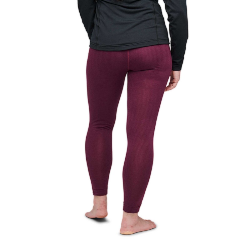 Burgundy Women's Black Diamond Coefficient LT Pants | CQ435868