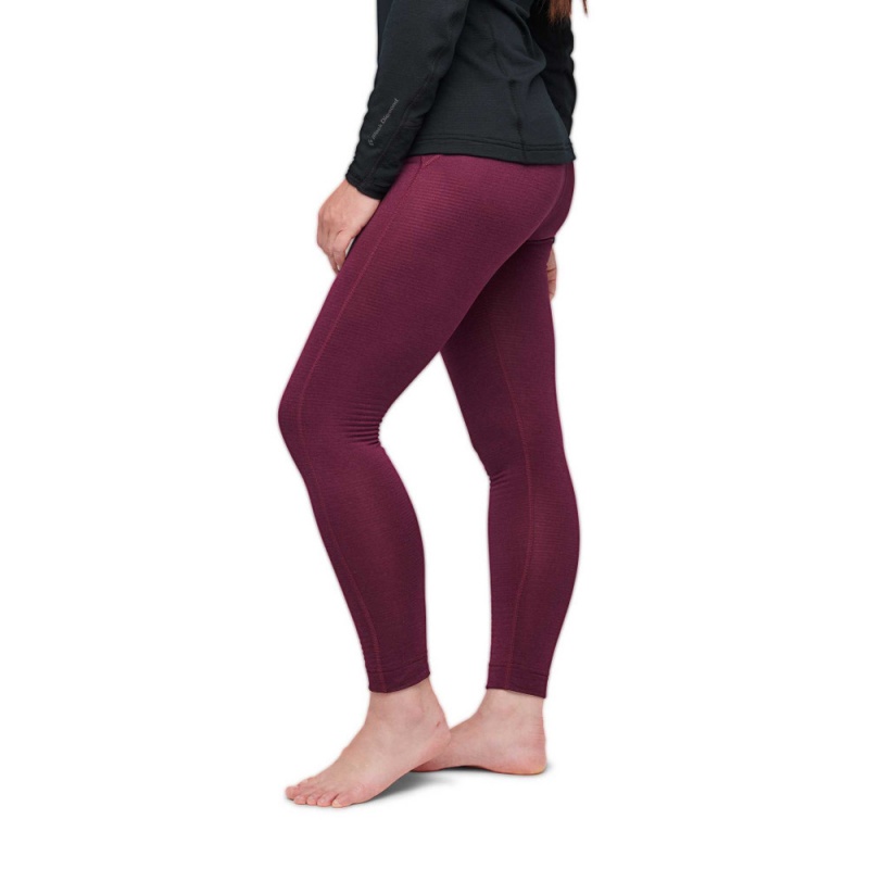 Burgundy Women's Black Diamond Coefficient LT Pants | CQ435868