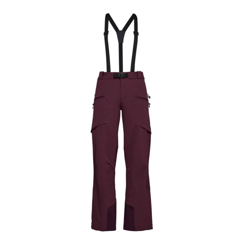 Burgundy Women\'s Black Diamond Dawn Patrol Pants | SC147034