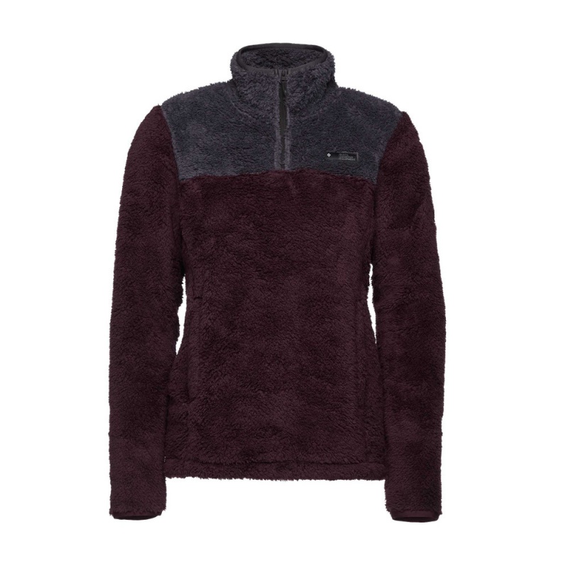 Burgundy Women\'s Black Diamond Roadie Quarter Zip Fleece | ZD099162