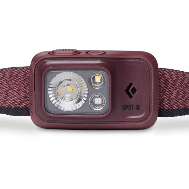 Burgundy Women's Black Diamond Spot 400-R Rechargeable Headlamps | HP201841