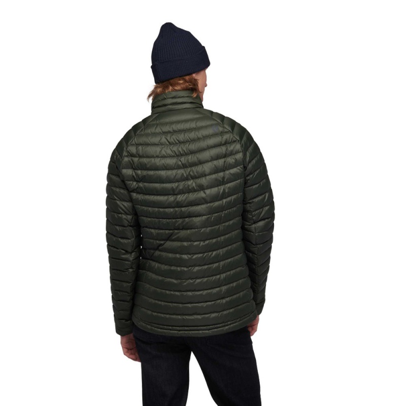 Green Men's Black Diamond Access Down Jackets | TO862644