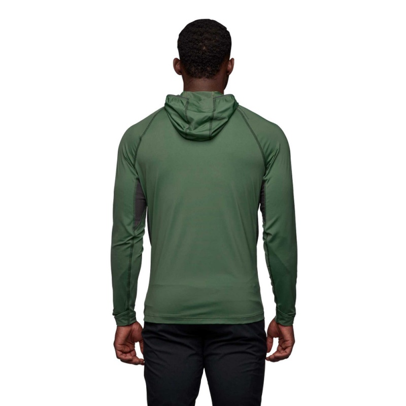 Green Men's Black Diamond Alpenglow Pro Hoodie | AR672503