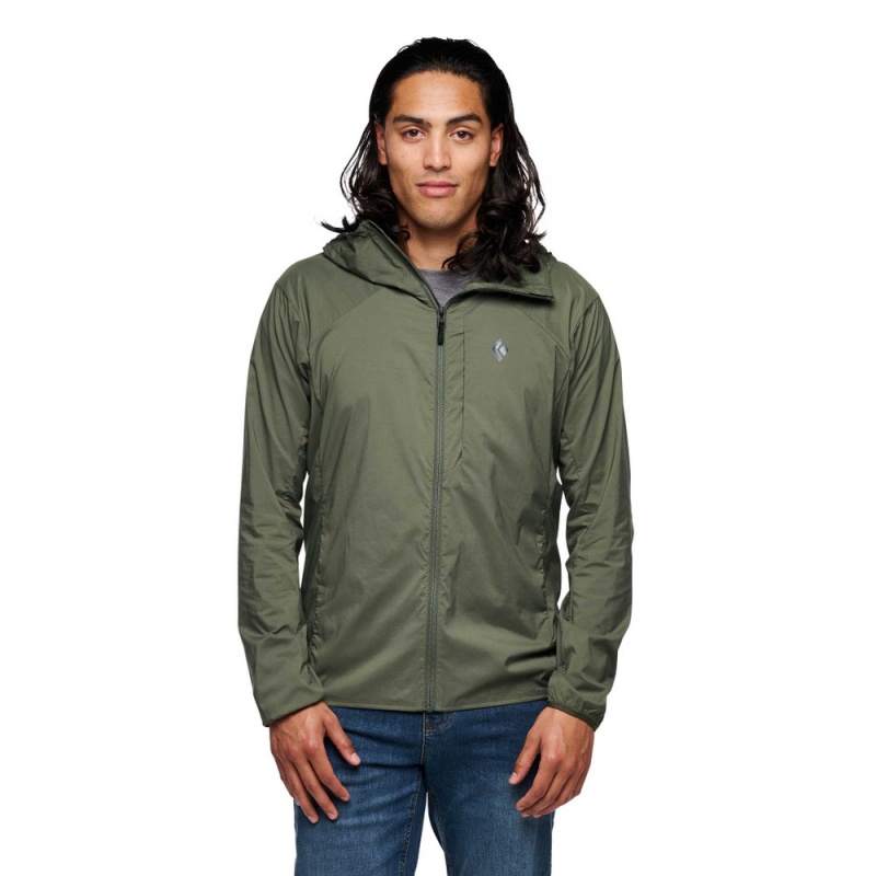 Green Men's Black Diamond Alpine Start Hoody Jackets | NW870604