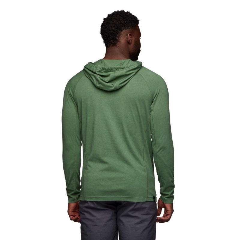 Green Men's Black Diamond Crag Hoodie | MA372039