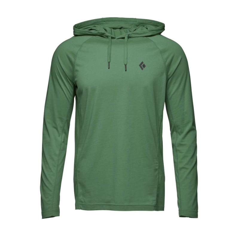 Green Men\'s Black Diamond Crag Hoodie | MA372039