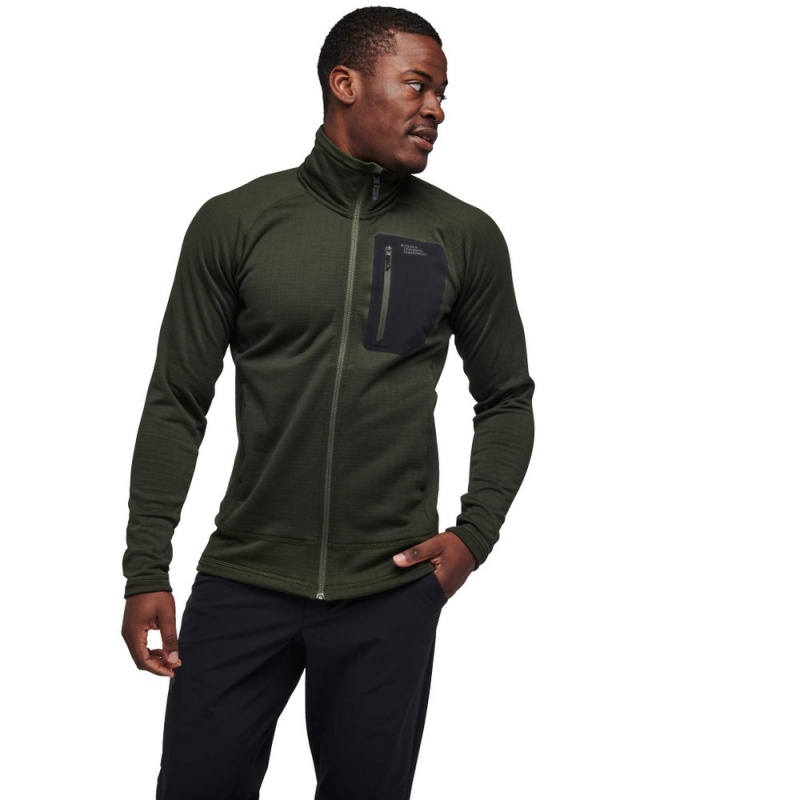 Green Men's Black Diamond Factor Jackets | IM132322