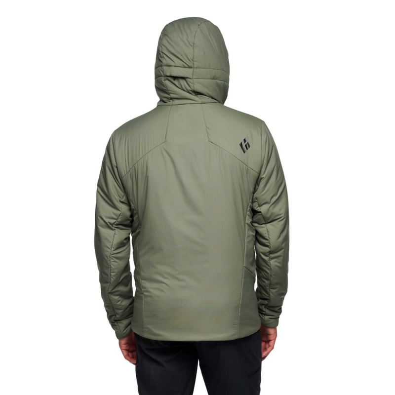 Green Men's Black Diamond First Light Stretch Hoody Jackets | XQ399487