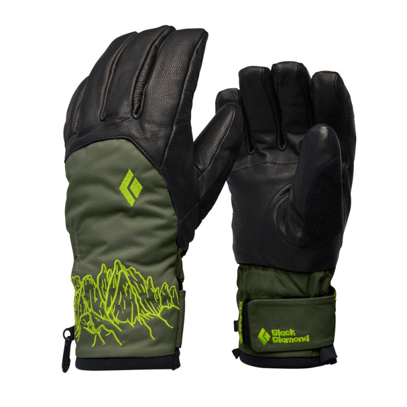 Green Men\'s Black Diamond Legend Gloves | GR994662